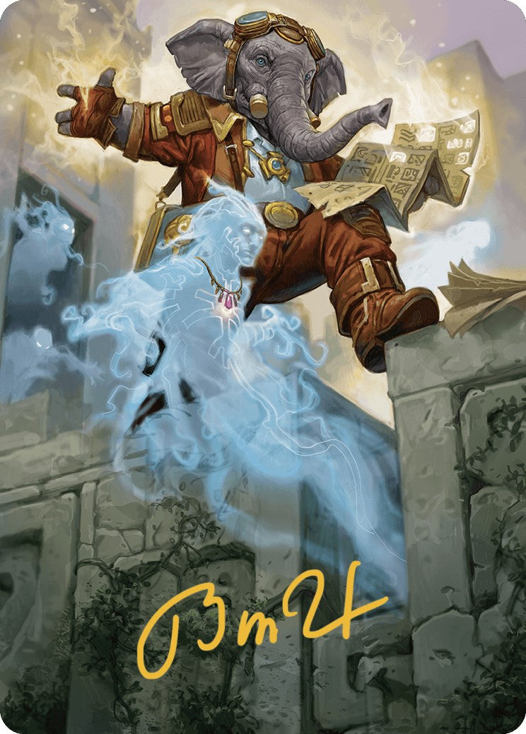 Quintorius Kand Art Card (37/81) (Gold-Stamped Signature) [The Lost Caverns of Ixalan Art Series] | Galactic Gamez