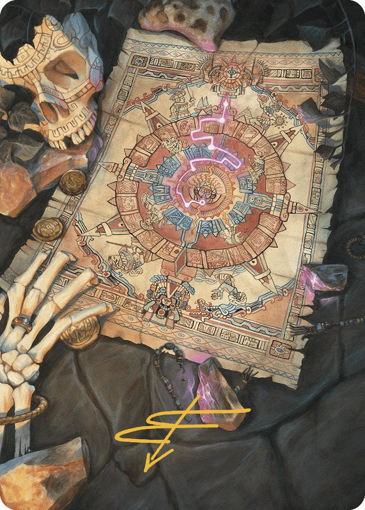 Map Token Art Card (Gold-Stamped Signature) [The Lost Caverns of Ixalan Art Series] | Galactic Gamez
