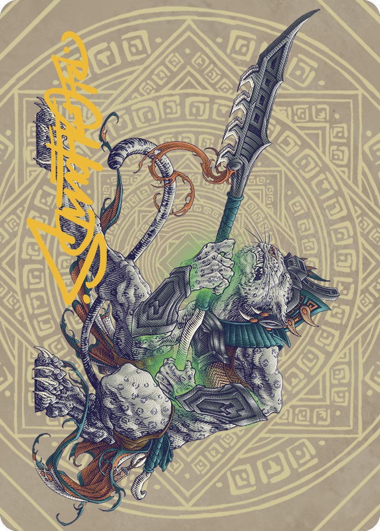 Kutzil, Malamet Exemplar Art Card (Gold-Stamped Signature) [The Lost Caverns of Ixalan Art Series] | Galactic Gamez
