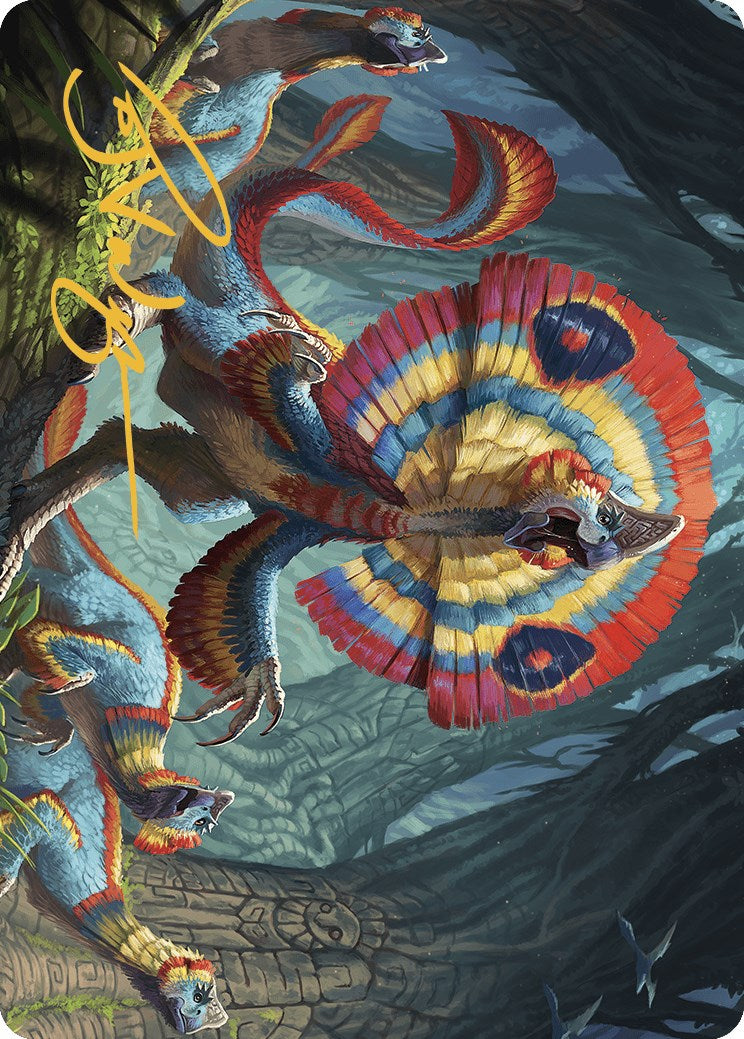 Sunfrill Imitator Art Card (Gold-Stamped Signature) [The Lost Caverns of Ixalan Art Series] | Galactic Gamez