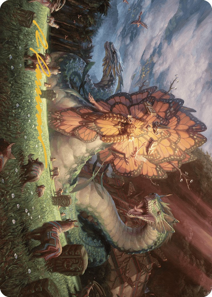 Ojer Kaslem, Deepest Growth Art Card (30/81) (Gold-Stamped Signature) [The Lost Caverns of Ixalan Art Series] | Galactic Gamez