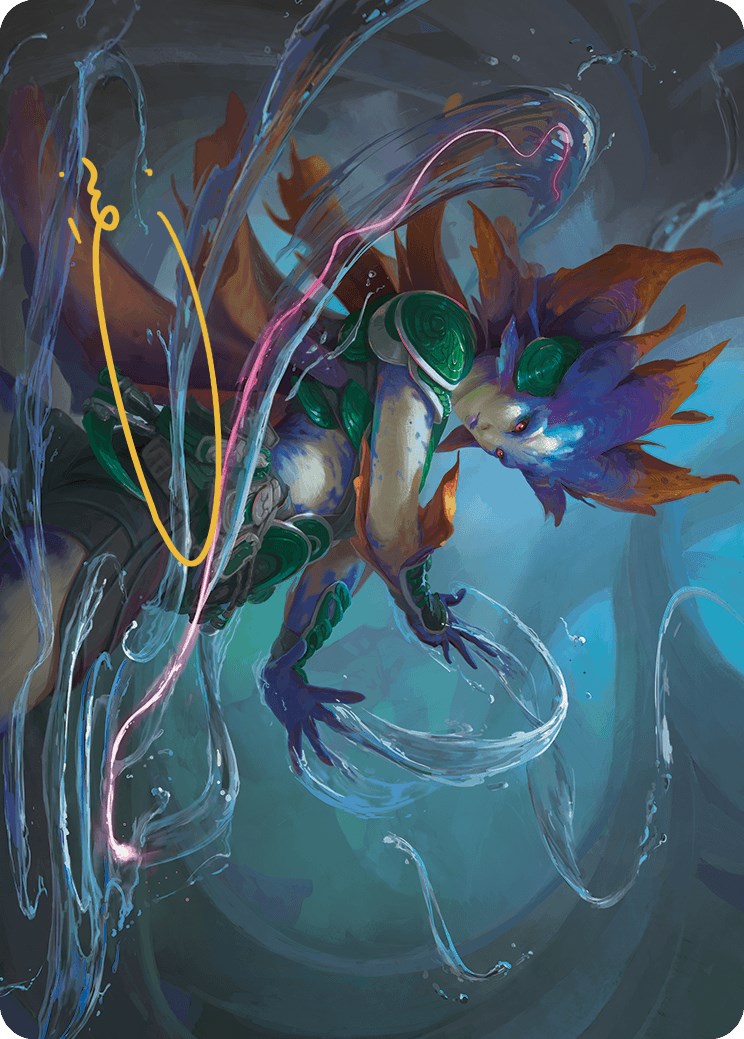 Nicanzil, Current Conductor Art Card (Gold-Stamped Signature) [The Lost Caverns of Ixalan Art Series] | Galactic Gamez