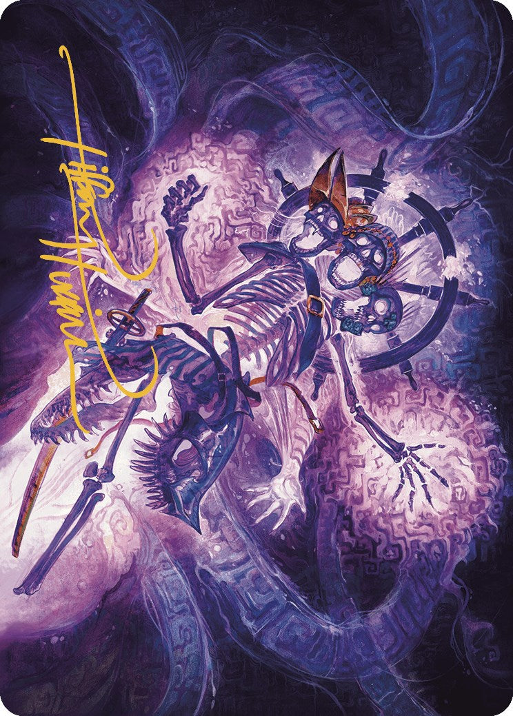 The Grim Captain Art Card (Gold-Stamped Signature) [The Lost Caverns of Ixalan Art Series] | Galactic Gamez
