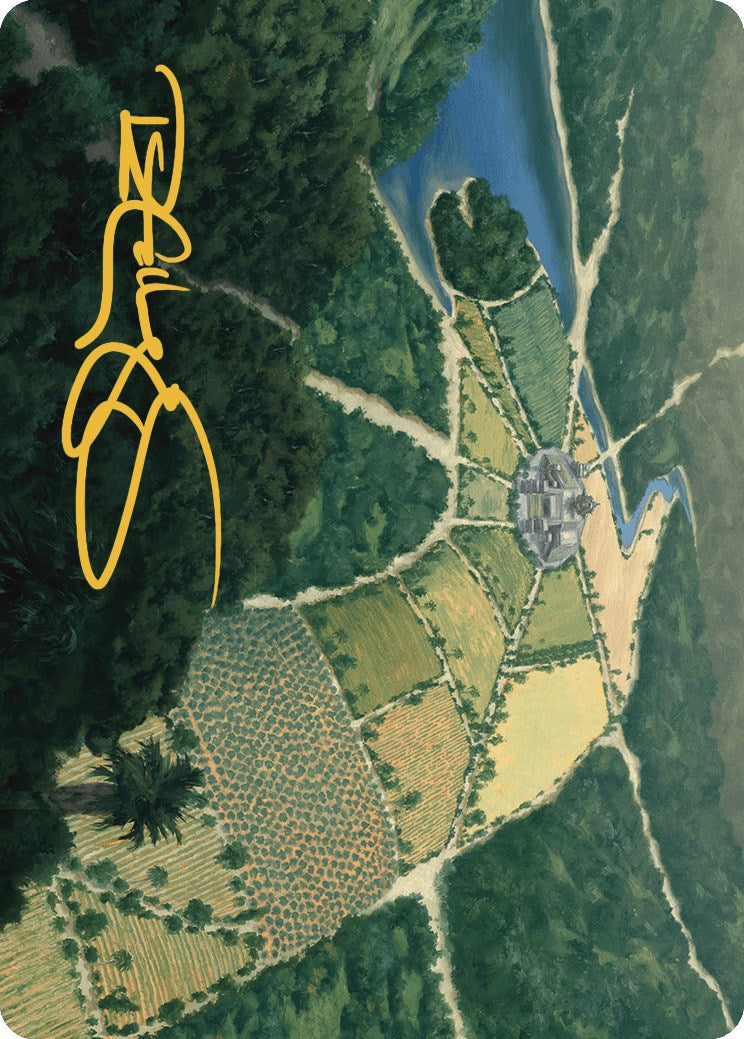 Restless Prairie Art Card (Gold-Stamped Signature) [The Lost Caverns of Ixalan Art Series] | Galactic Gamez