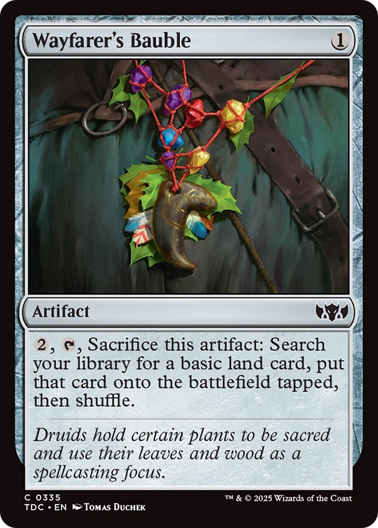 Wayfarer's Bauble [Tarkir: Dragonstorm Commander] | Galactic Gamez