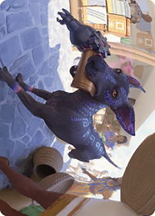 Mischievous Pup Art Card [The Lost Caverns of Ixalan Art Series] | Galactic Gamez