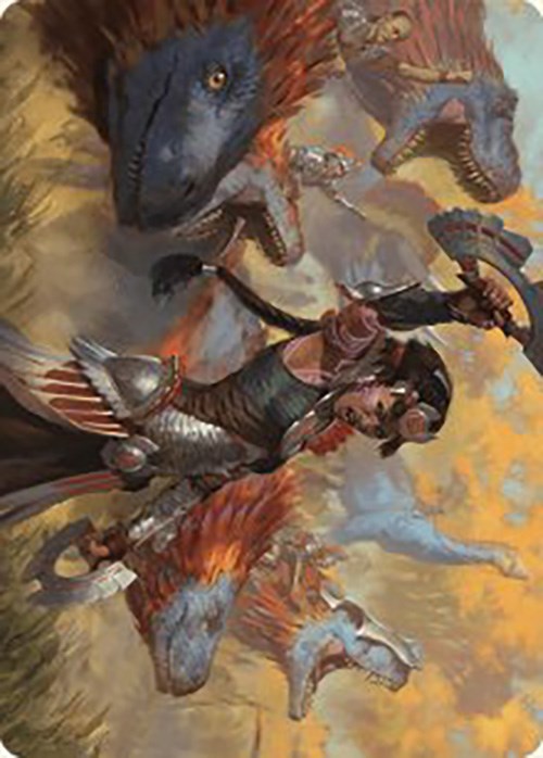 Huatli, Poet of Unity Art Card [The Lost Caverns of Ixalan Art Series] | Galactic Gamez