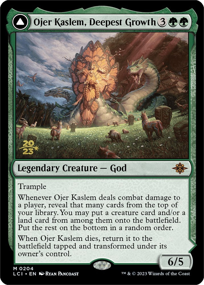 Ojer Kaslem, Deepest Growth // Temple of Cultivation [The Lost Caverns of Ixalan Prerelease Cards] | Galactic Gamez