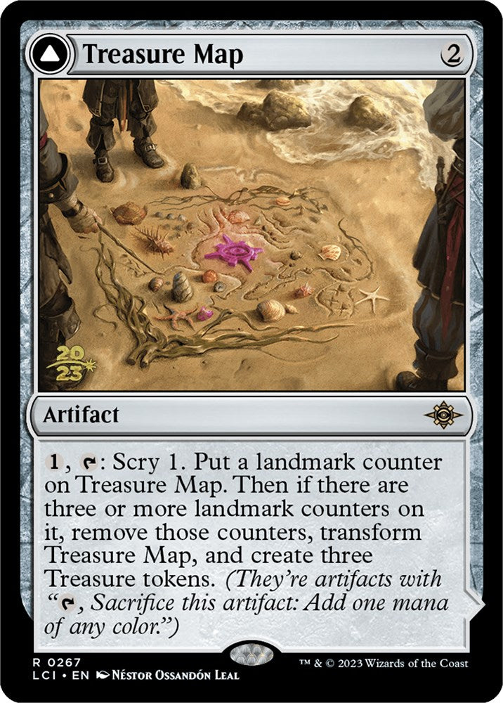 Treasure Map // Treasure Cove [The Lost Caverns of Ixalan Prerelease Cards] | Galactic Gamez