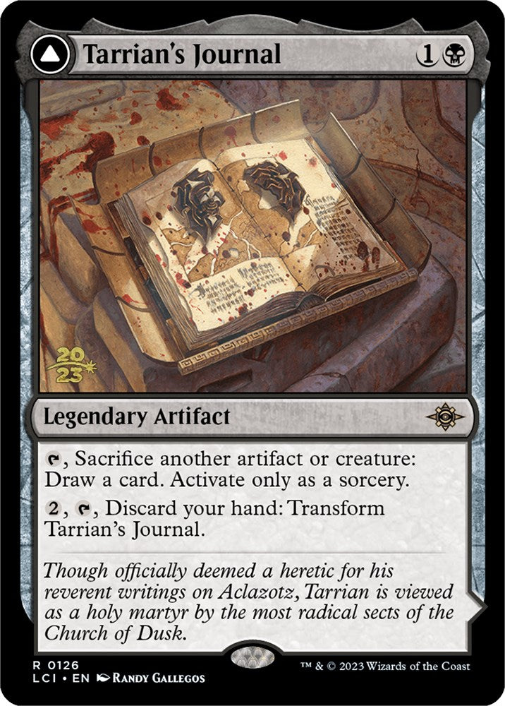 Tarrian's Journal // The Tomb of Aclazotz [The Lost Caverns of Ixalan Prerelease Cards] | Galactic Gamez