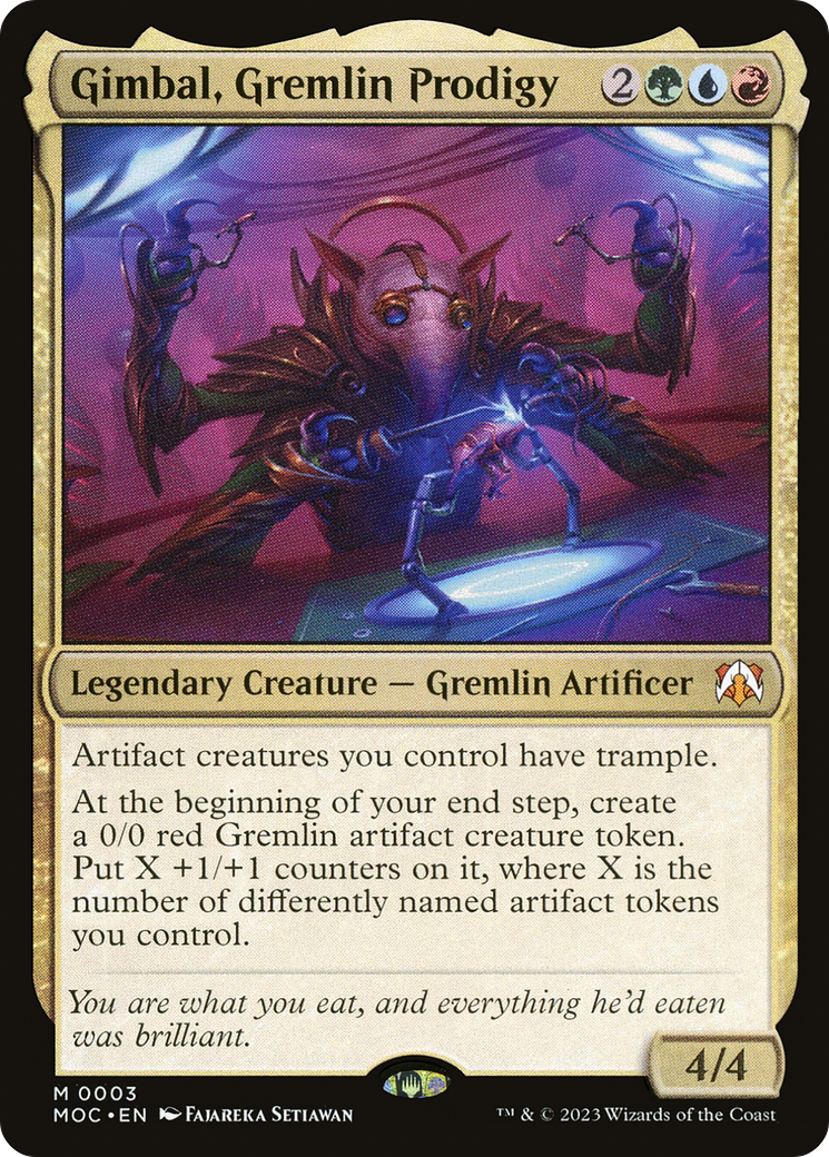 Gimbal, Gremlin Prodigy [March of the Machine Commander] | Galactic Gamez