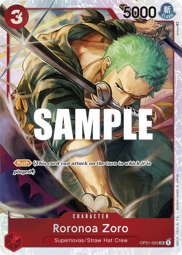 Roronoa Zoro (OP01-025) (Ultra Deck: The Three Captains) [One Piece Promotion Cards] | Galactic Gamez