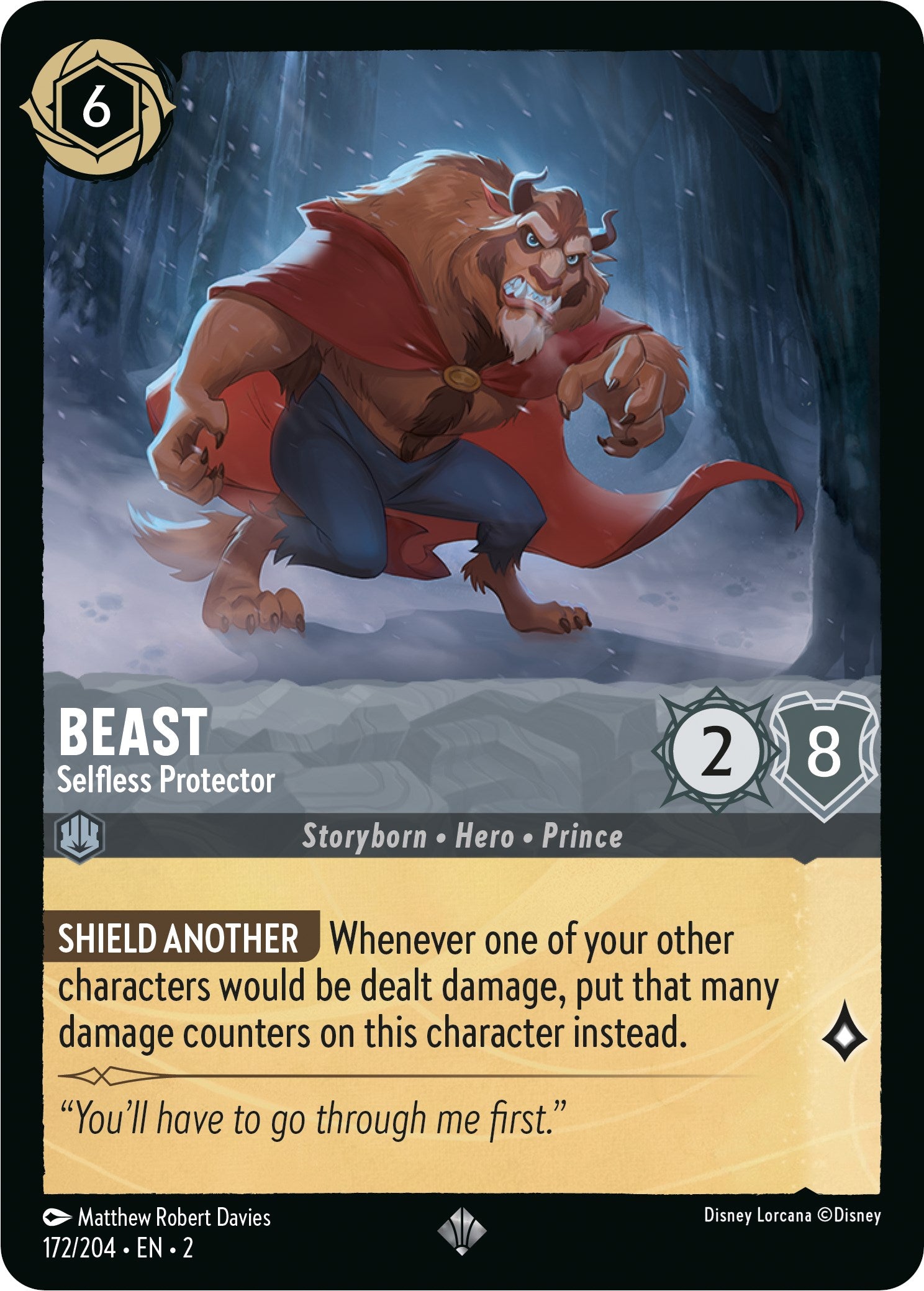 Beast - Selfless Protector (172/204) [Rise of the Floodborn] | Galactic Gamez