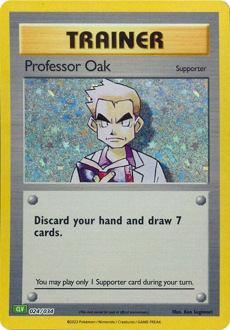 Professor Oak (CLV) [Trading Card Game Classic] | Galactic Gamez