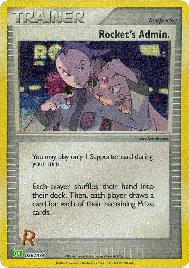 Rocket's Admin. (CLV) [Trading Card Game Classic] | Galactic Gamez