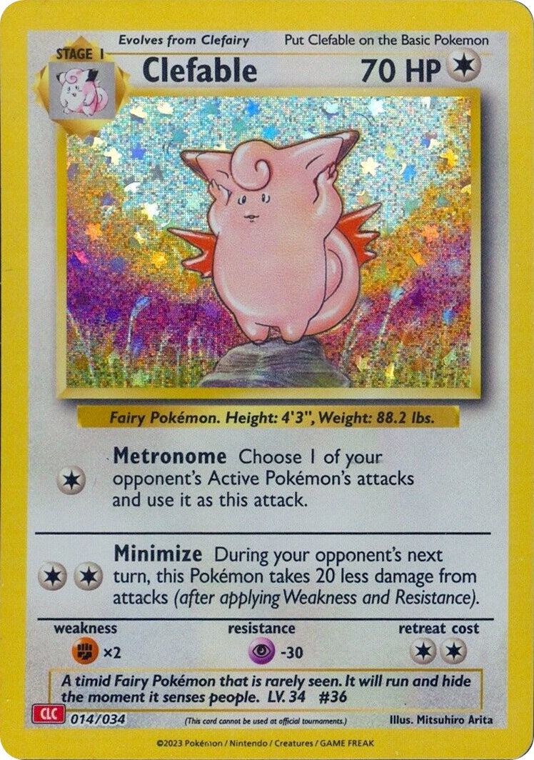 Clefable [Trading Card Game Classic] | Galactic Gamez