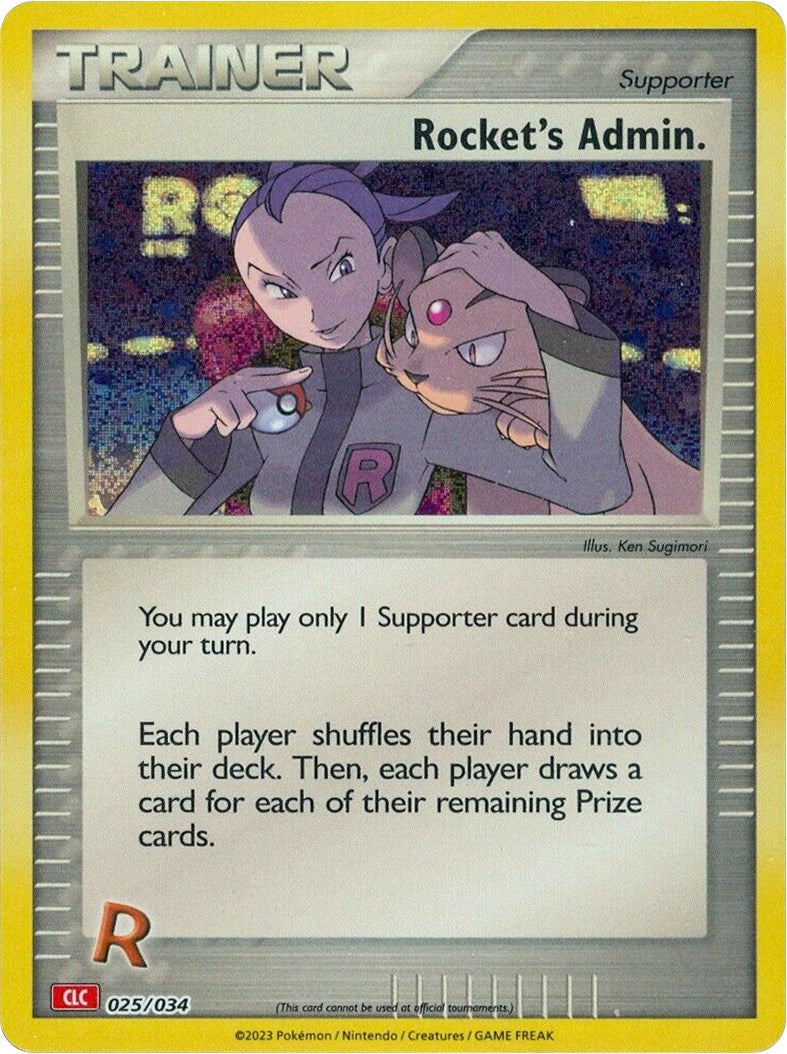 Rocket's Admin. (CLC) [Trading Card Game Classic] | Galactic Gamez