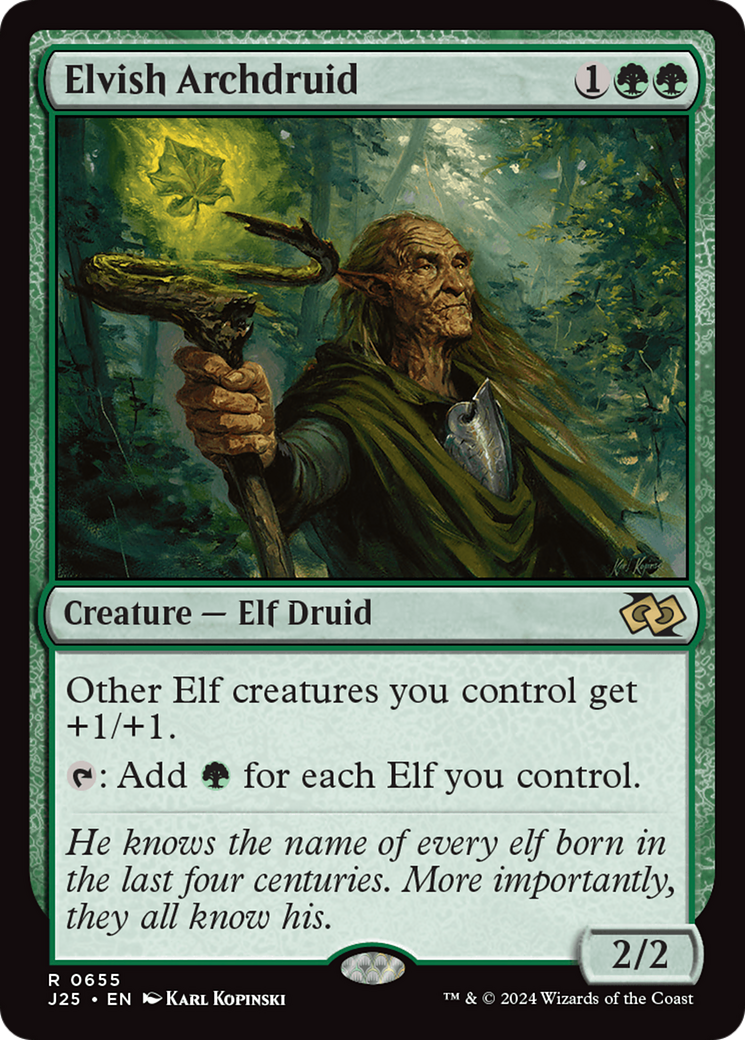 Elvish Archdruid [Foundations Jumpstart] | Galactic Gamez