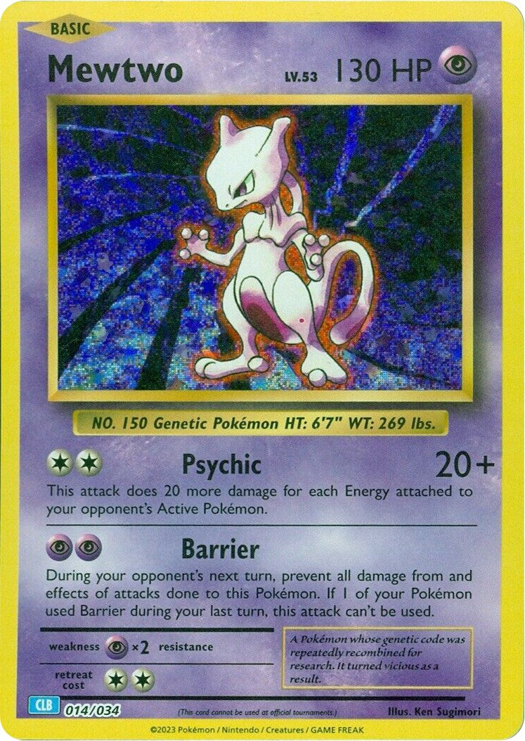 Mewtwo [Trading Card Game Classic] | Galactic Gamez