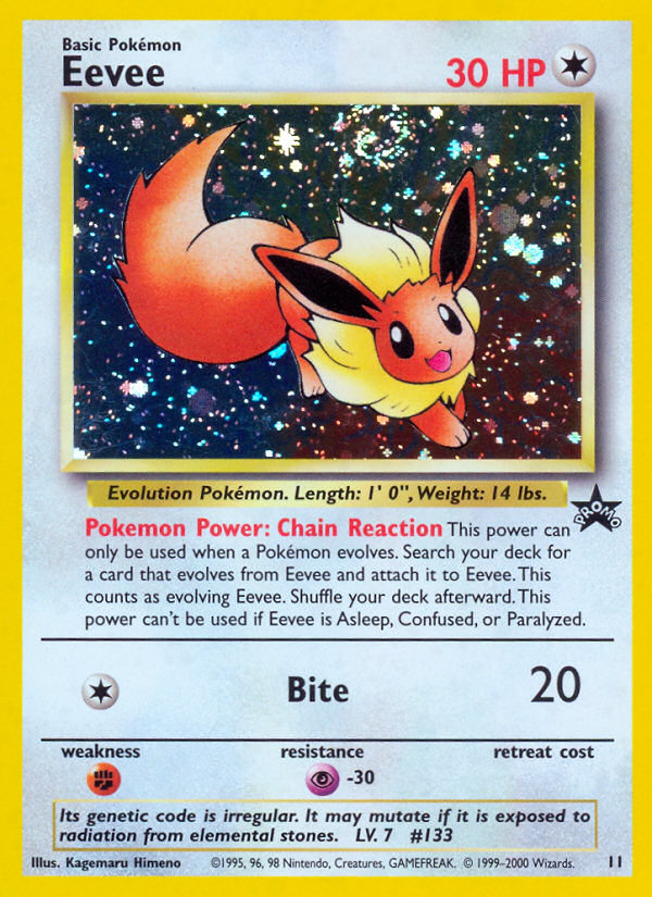 Eevee (11) [Wizards of the Coast: Black Star Promos] | Galactic Gamez