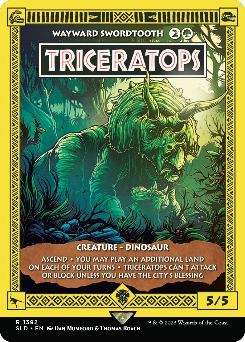 Triceratops - Wayward Swordtooth [Secret Lair Drop Series] | Galactic Gamez