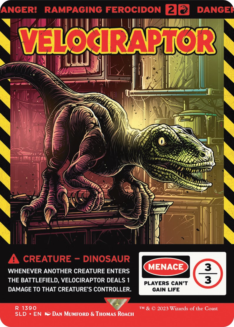 Velociraptor - Rampaging Ferocidon [Secret Lair Drop Series] | Galactic Gamez