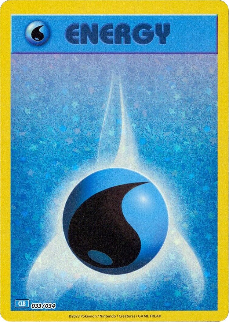 Basic Water Energy [Trading Card Game Classic] | Galactic Gamez