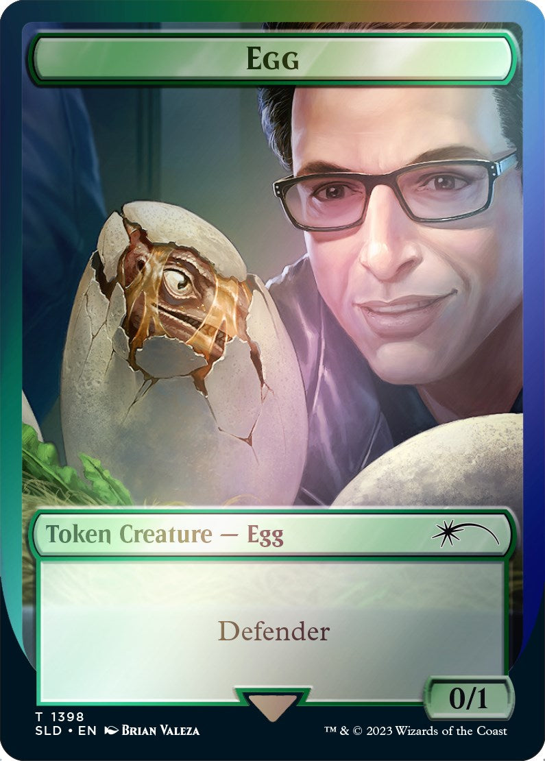 Egg Token (Rainbow Foil) [Secret Lair Drop Series] | Galactic Gamez