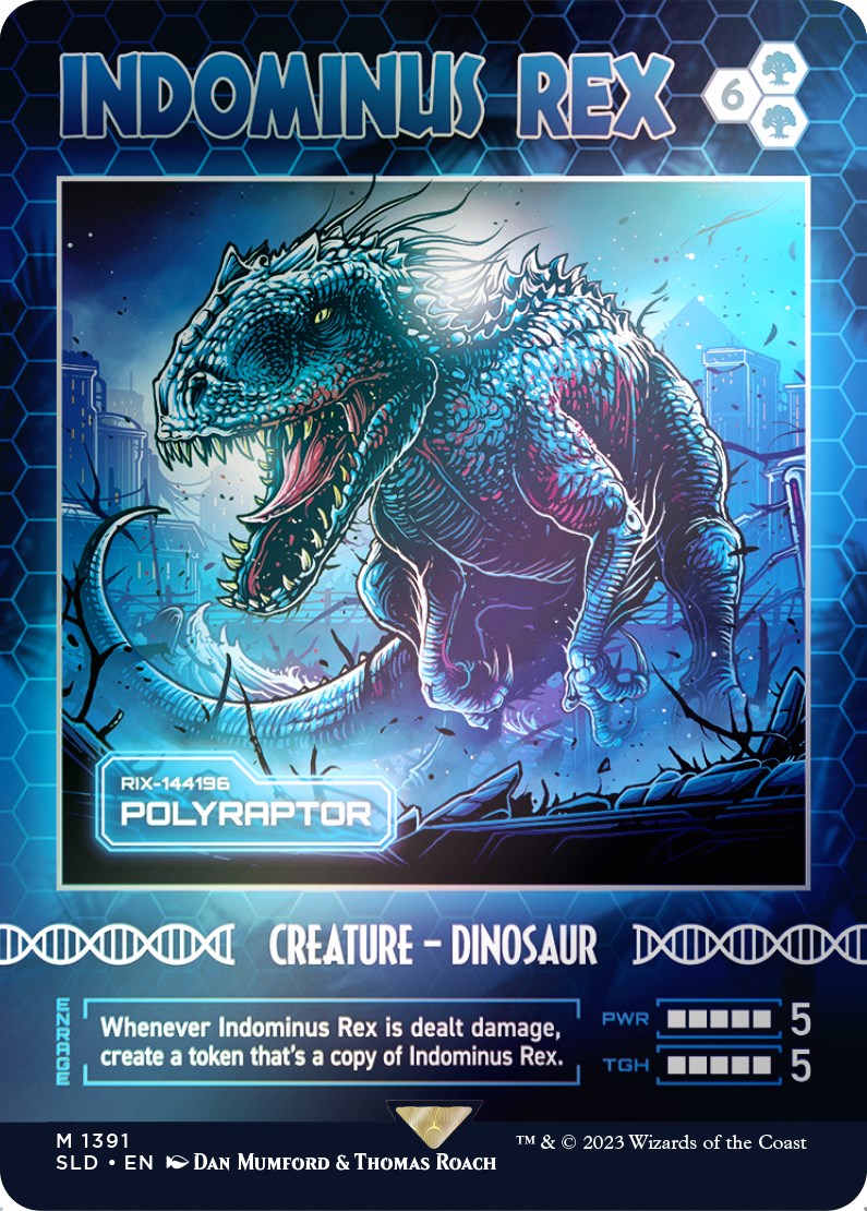 Indominus Rex - Polyraptor (Rainbow Foil) [Secret Lair Drop Series] | Galactic Gamez