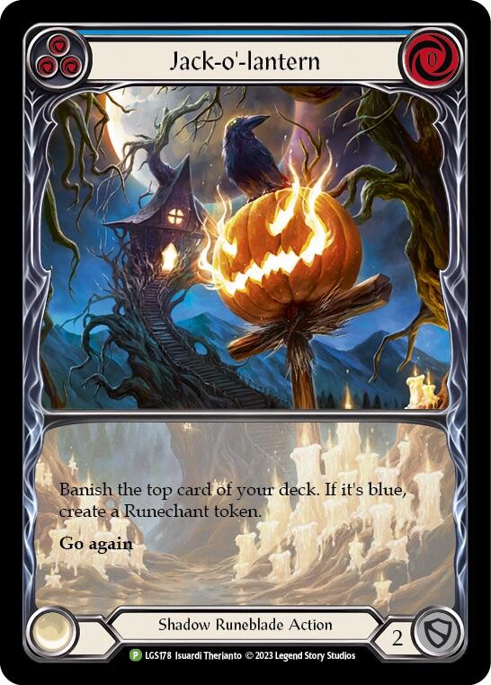 Jack-o'-lantern (Blue) [LGS178] (Promo) | Galactic Gamez