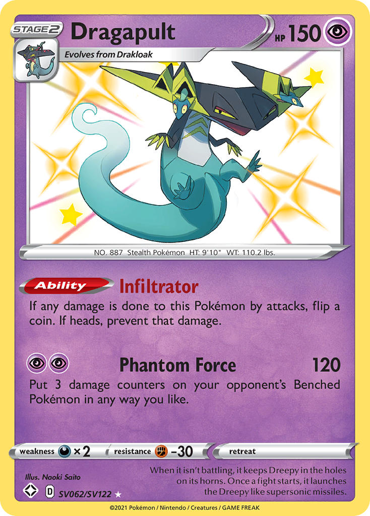 Dragapult (SV062/SV122) [Sword & Shield: Shining Fates] | Galactic Gamez