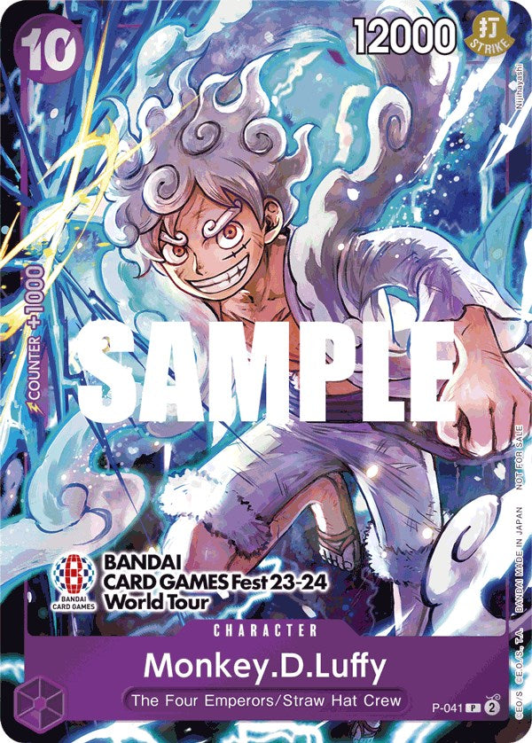 Monkey.D.Luffy (BANDAI CARD GAMES Fest 23-24 World Tour) [One Piece Promotion Cards] | Galactic Gamez