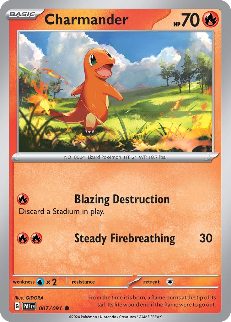 Charmander (007/091) [Scarlet & Violet: Paldean Fates] | Galactic Gamez