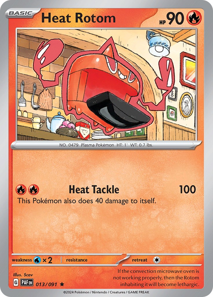 Heat Rotom (013/091) [Scarlet & Violet: Paldean Fates] | Galactic Gamez