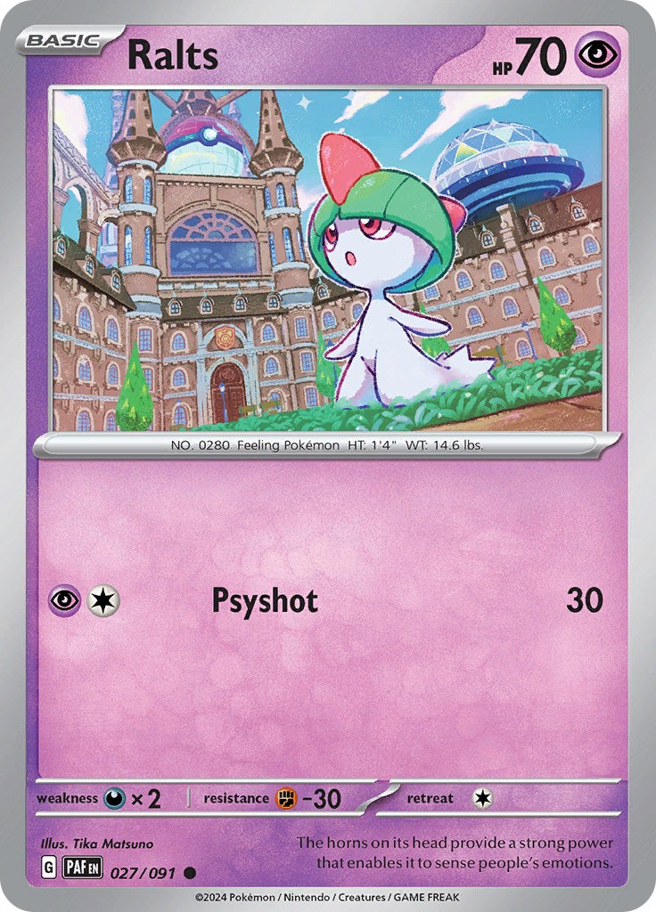 Ralts (027/091) [Scarlet & Violet: Paldean Fates] | Galactic Gamez