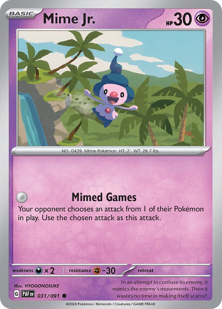 Mime Jr. (031/091) [Scarlet & Violet: Paldean Fates] | Galactic Gamez