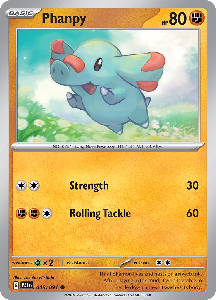 Phanpy (048/091) [Scarlet & Violet: Paldean Fates] | Galactic Gamez