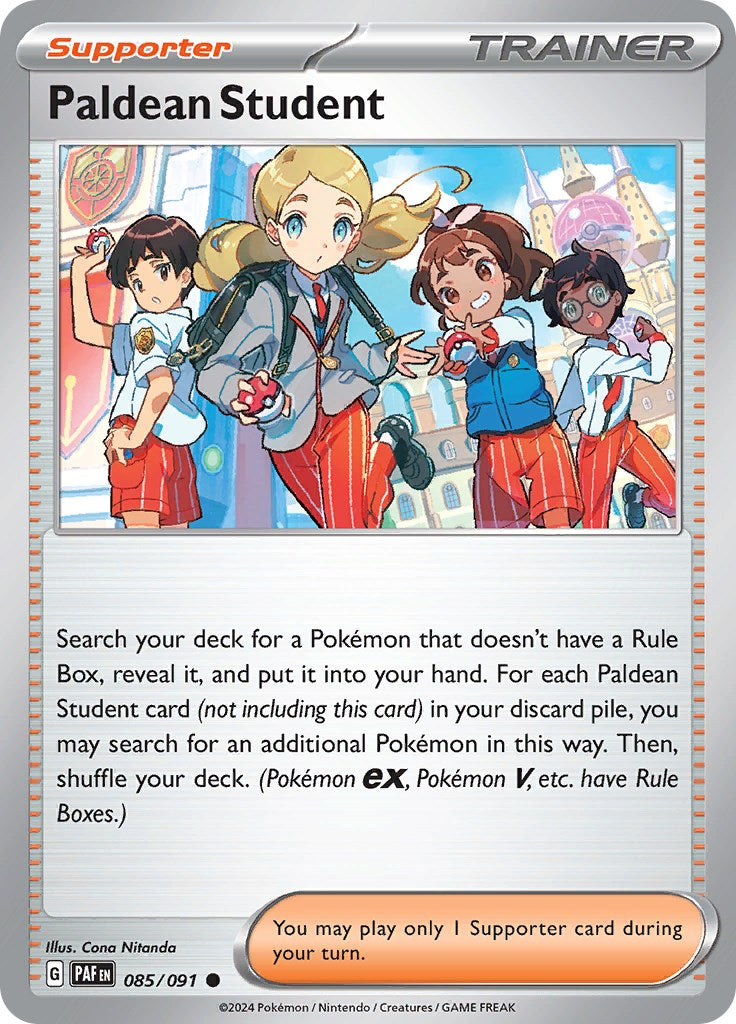 Paldean Student (085/091) [Scarlet & Violet: Paldean Fates] | Galactic Gamez