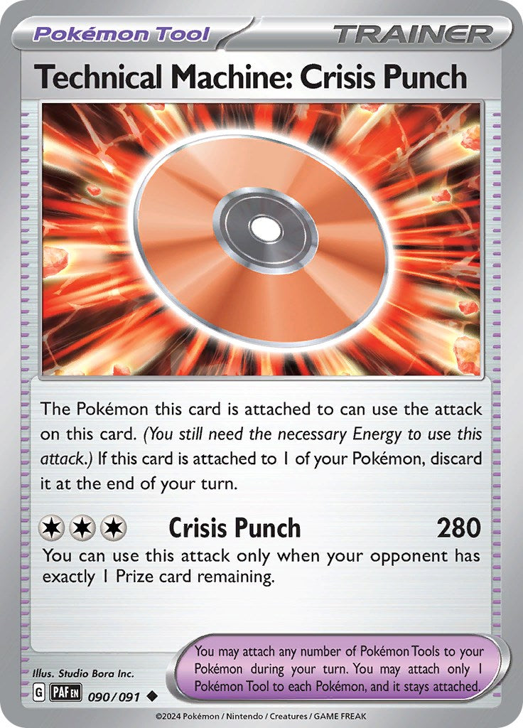 Technical Machine: Crisis Punch (090/091) [Scarlet & Violet: Paldean Fates] | Galactic Gamez