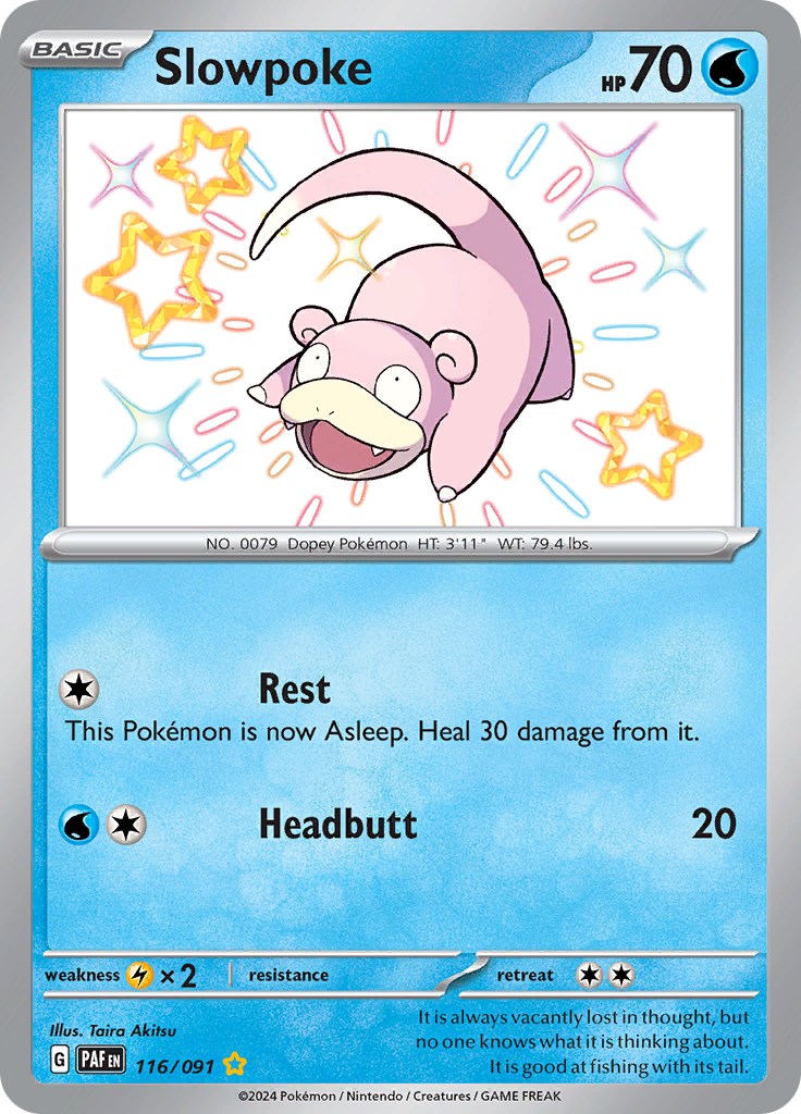 Slowpoke (116/091) [Scarlet & Violet: Paldean Fates] | Galactic Gamez