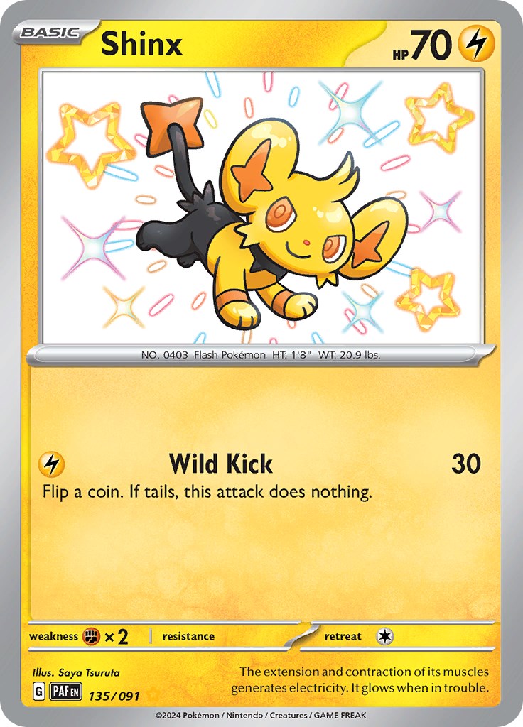 Shinx (135/091) [Scarlet & Violet: Paldean Fates] | Galactic Gamez