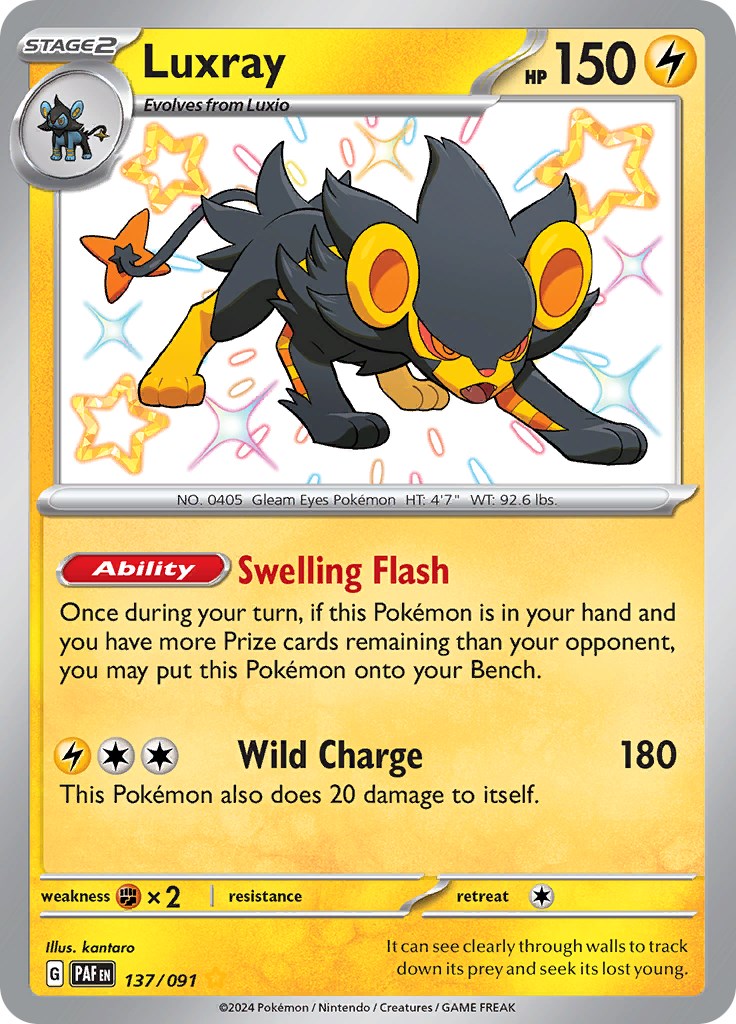 Luxray (137/091) [Scarlet & Violet: Paldean Fates] | Galactic Gamez