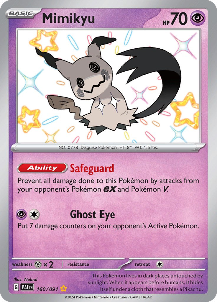 Mimikyu -160/091 [Scarlet & Violet: Paldean Fates] | Galactic Gamez