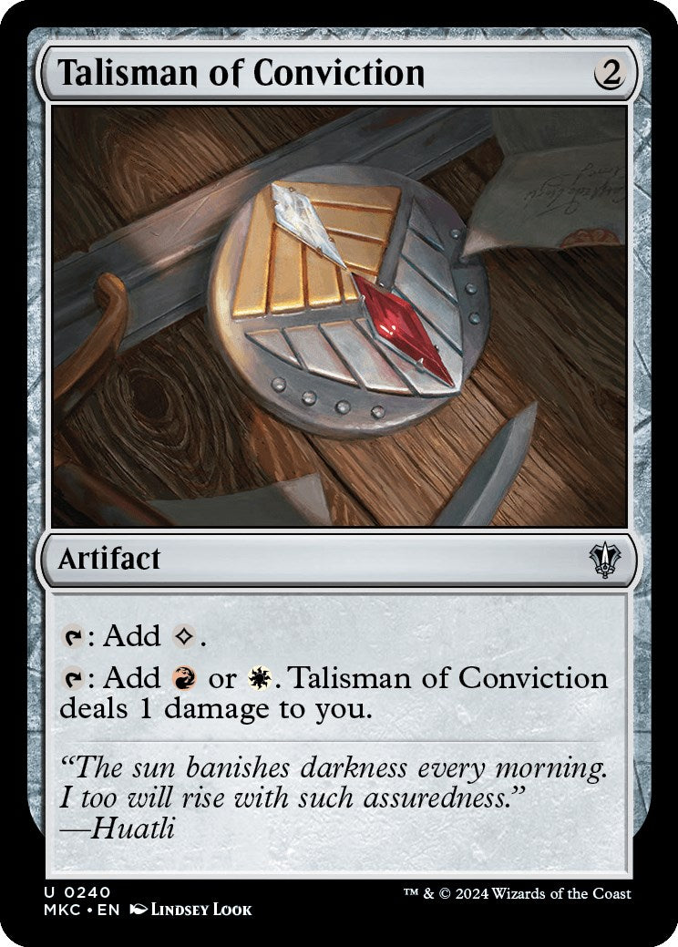 Talisman of Conviction [Murders at Karlov Manor Commander] | Galactic Gamez