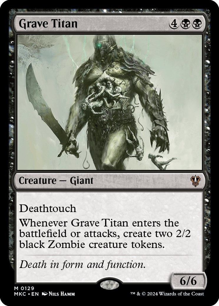 Grave Titan [Murders at Karlov Manor Commander] | Galactic Gamez