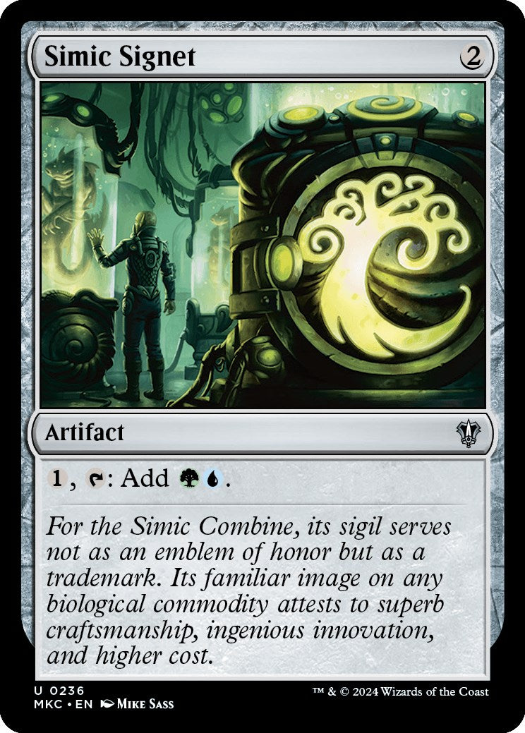 Simic Signet [Murders at Karlov Manor Commander] | Galactic Gamez