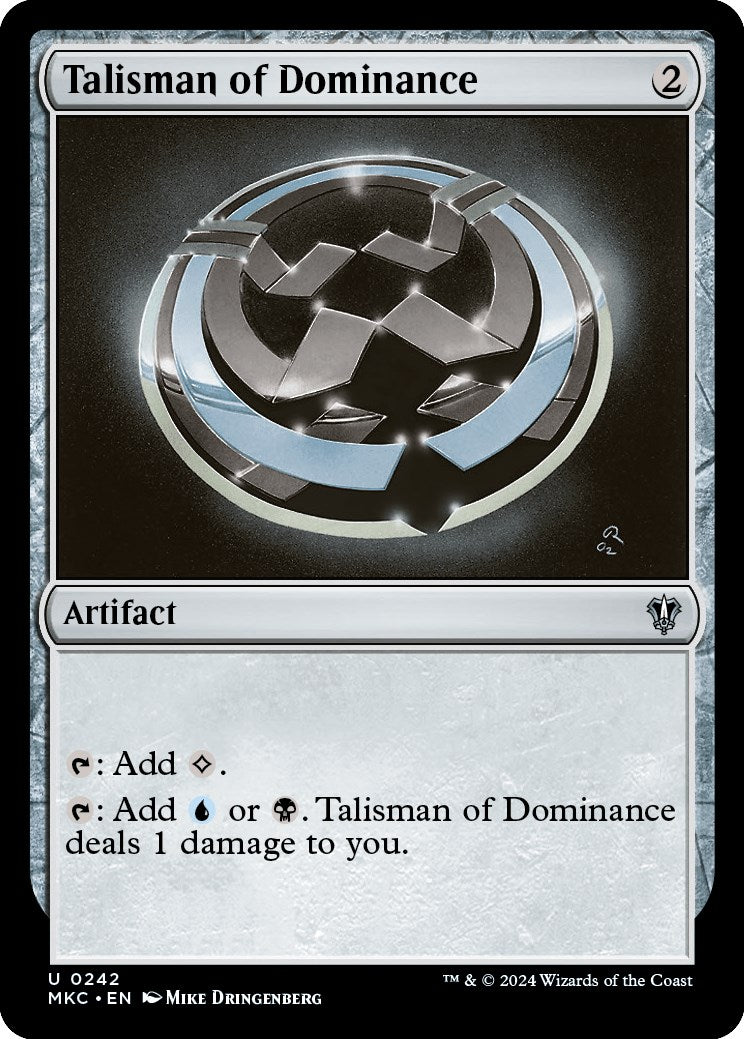 Talisman of Dominance [Murders at Karlov Manor Commander] | Galactic Gamez