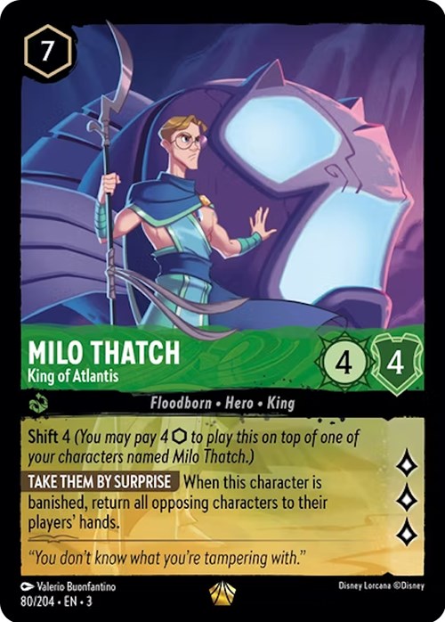 Milo Thatch - King of Atlantis (80/204) [Into the Inklands] | Galactic Gamez