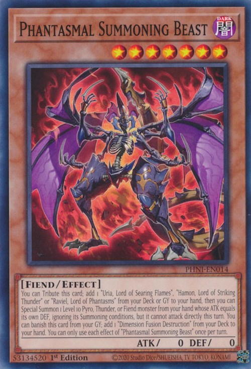 Phantasmal Summoning Beast [PHNI-EN014] Common | Galactic Gamez