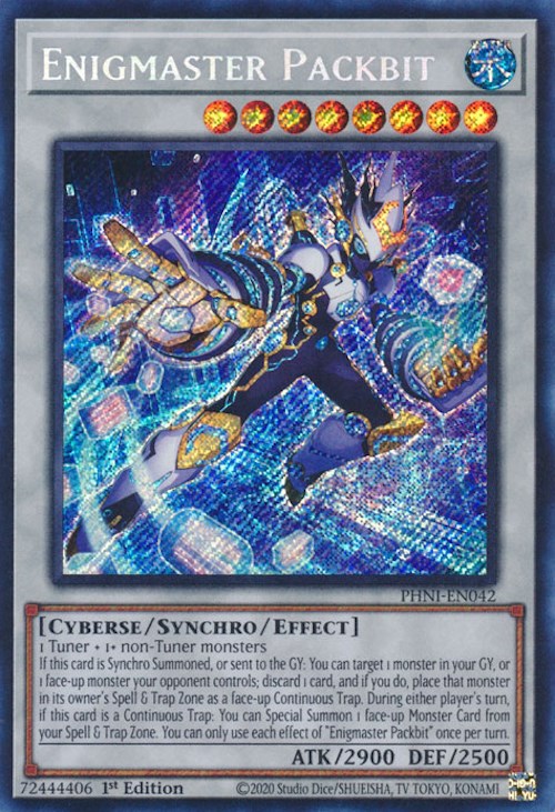 Enigmaster Packbit [PHNI-EN042] Secret Rare | Galactic Gamez